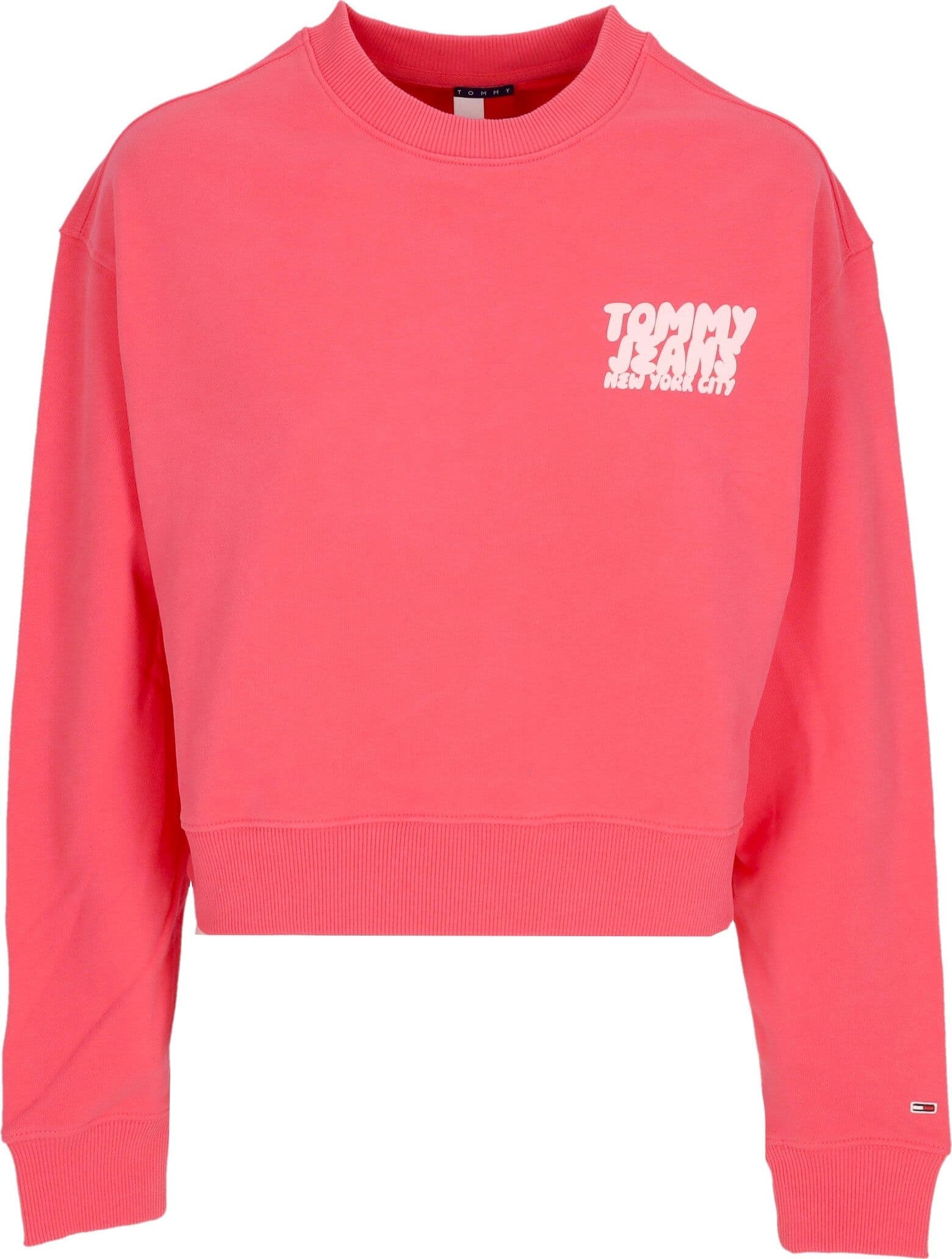 Tommy Hilfiger Felpa Leggera Girocollo Corta Donna W Bubble Crop Crewneck Amour da donna in Felpe senza cappuccio Drestige - Casamassima, commercioVirtuoso.it