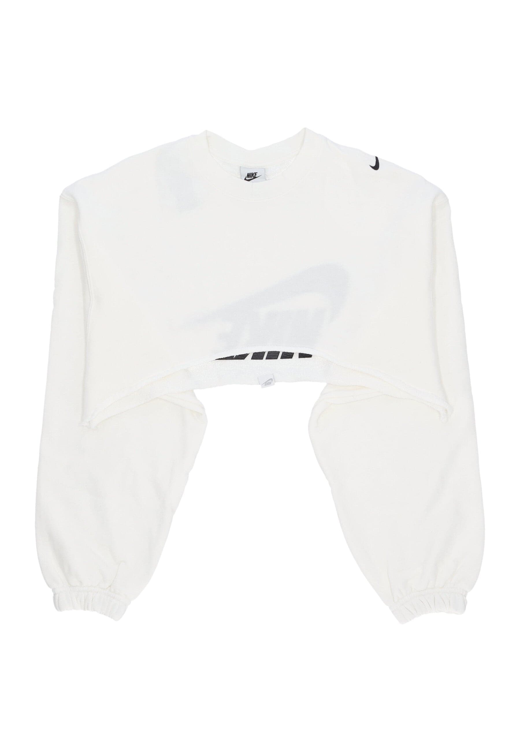 Nike Felpa Leggera Girocollo Corta Donna W Sportswear Dance Oversized Shrug Sail/black da donna in Felpe con cappuccio Drestige - Casamassima, commercioVirtuoso.it