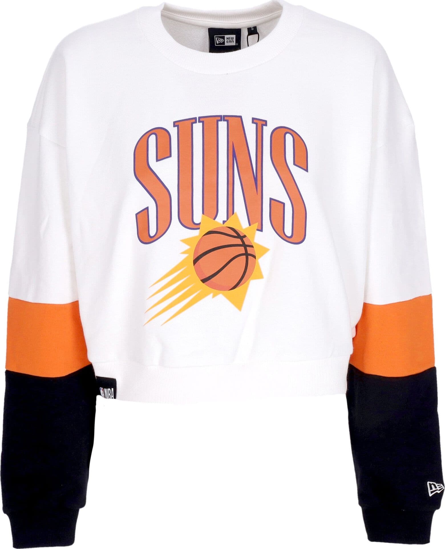 NEW ERA Felpa Leggera Girocollo Donna W Nba Colour Block Crewneck Phosun White/orange Popsicle da donna in Felpe senza cappuccio Drestige - Casamassima, commercioVirtuoso.it