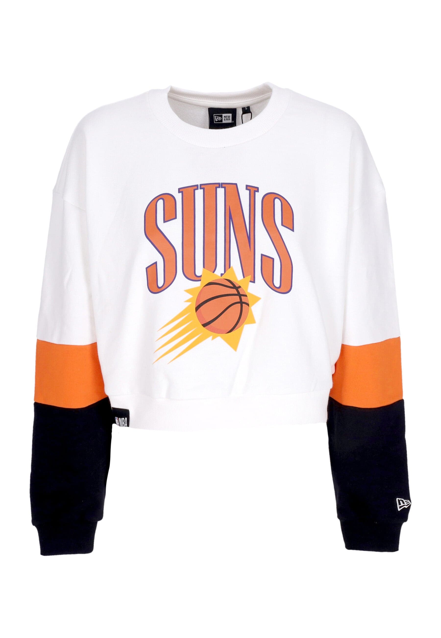 NEW ERA Felpa Leggera Girocollo Donna W Nba Colour Block Crewneck Phosun White/orange Popsicle da donna in Felpe senza cappuccio Drestige - Casamassima, commercioVirtuoso.it