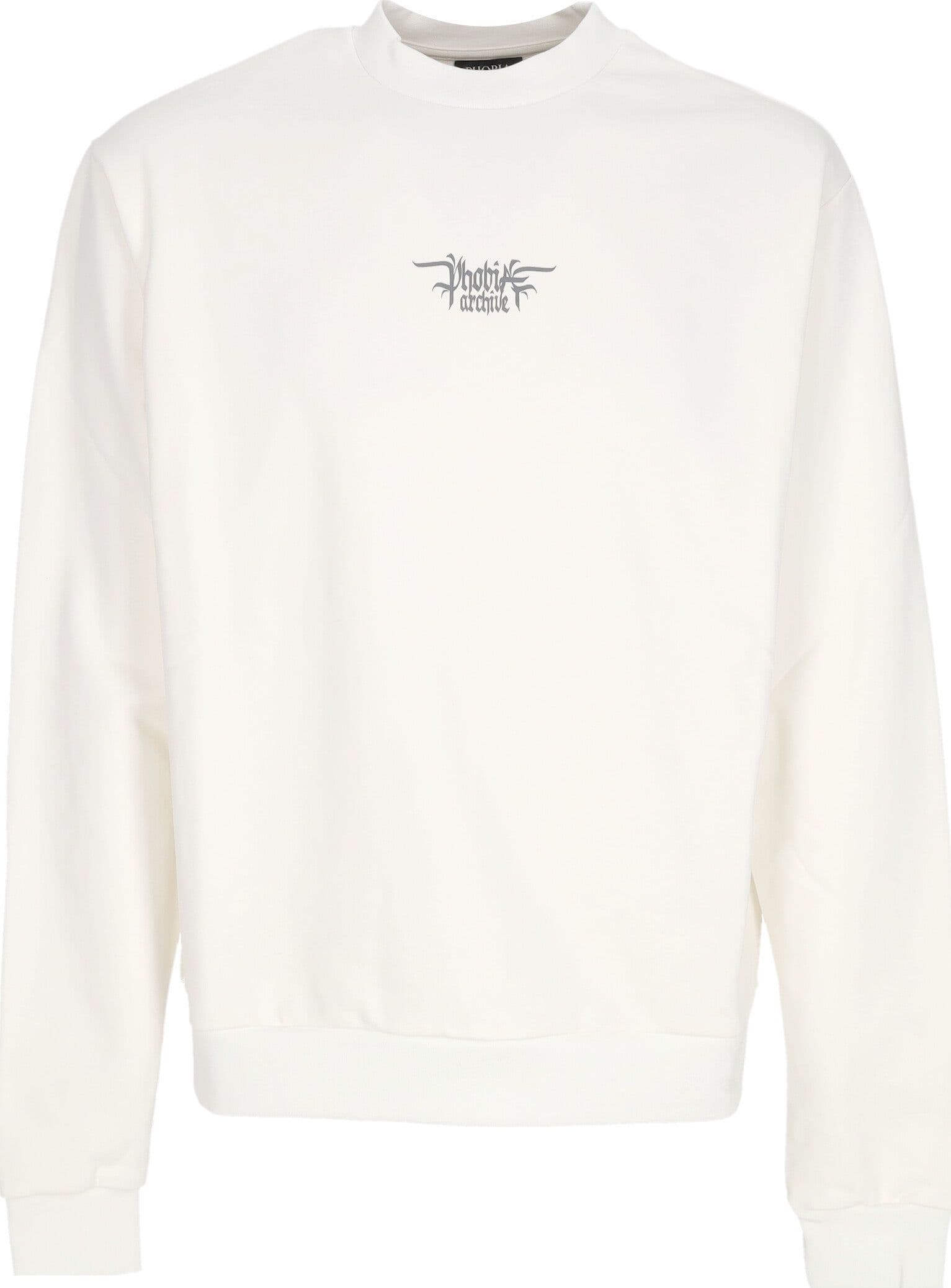 PHOBIA Felpa Leggera Girocollo Uomo Foggy Logo Crewneck White da uomo in Felpe senza cappuccio Drestige - Casamassima, commercioVirtuoso.it