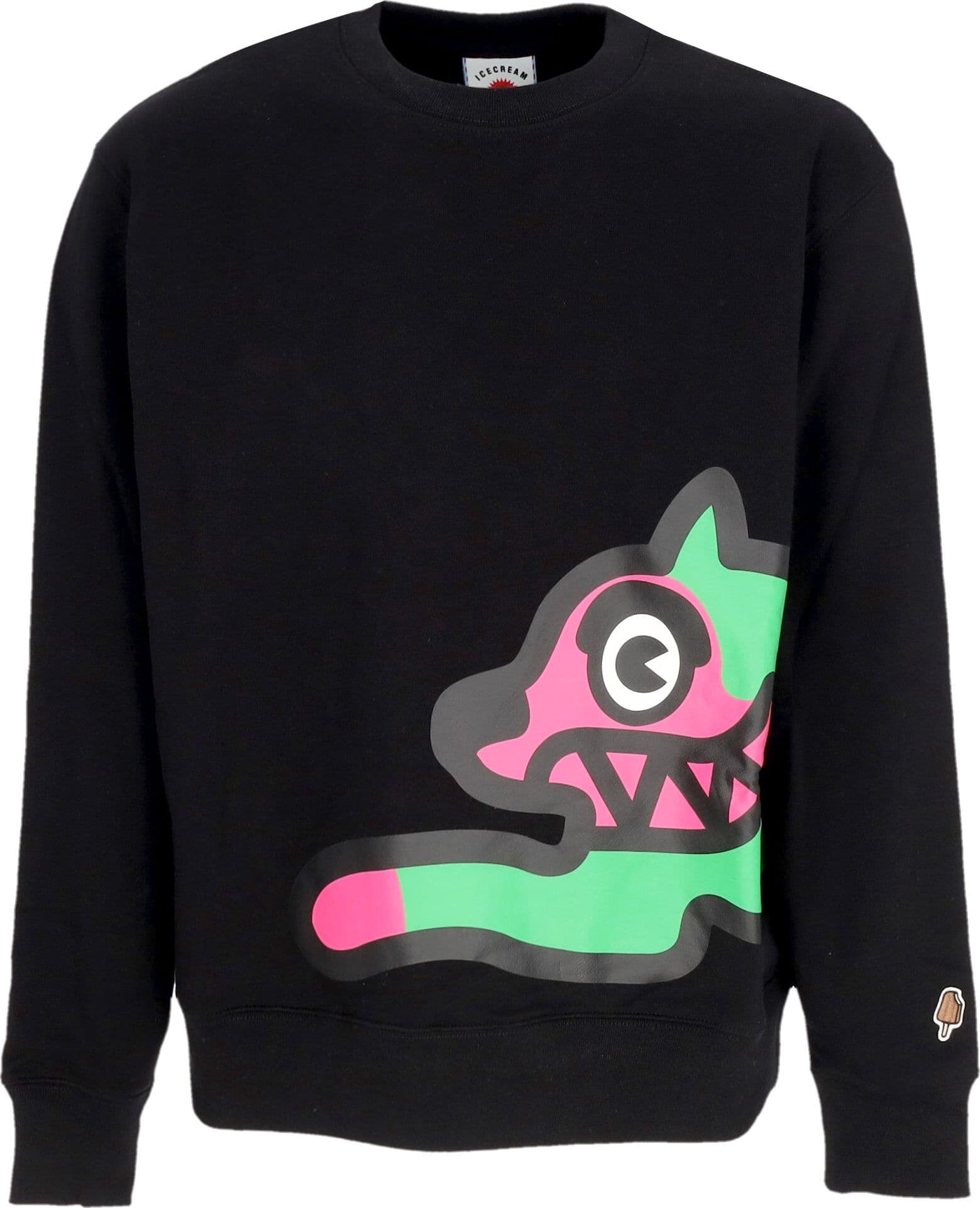 ICE CREAM Felpa Leggera Girocollo Uomo Jumbo Running Dog Crewneck Black da uomo in Maglioni Drestige - Casamassima, commercioVirtuoso.it