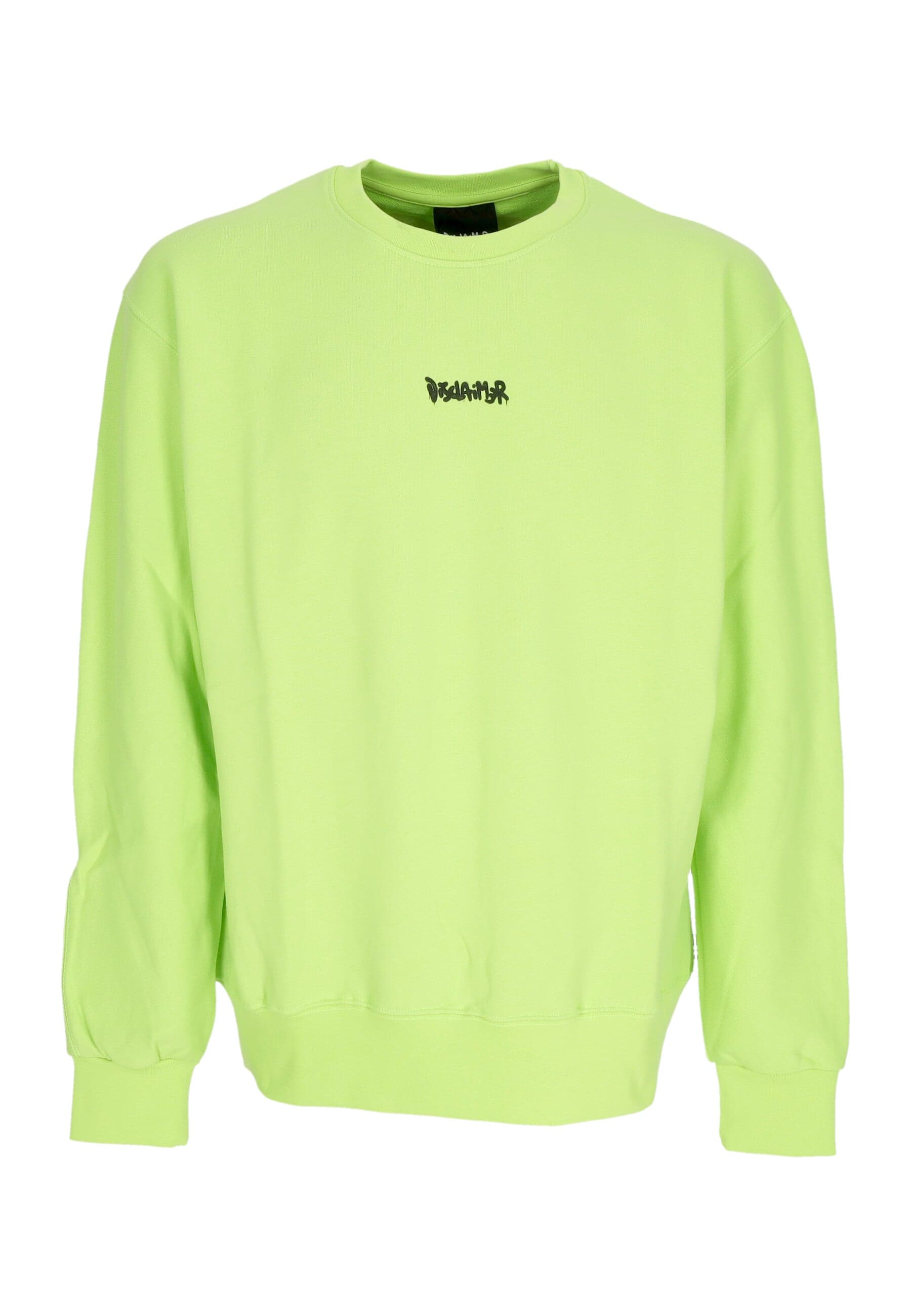 DISCLAIMER Felpa Leggera Girocollo Uomo Logo Crewneck Lime da uomo in Felpe senza cappuccio Drestige - Casamassima, commercioVirtuoso.it