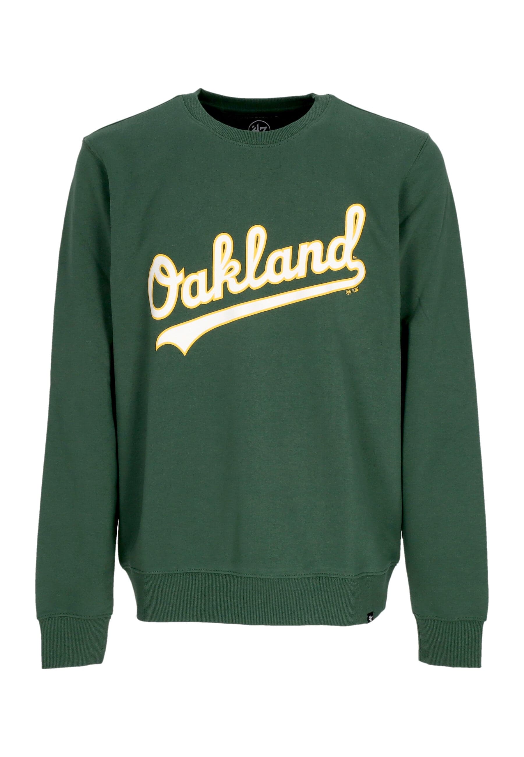 47 BRAND Felpa Leggera Girocollo Uomo Mlb Imprint Helix Crew Sweatshirt Oakath Dark Green da uomo in Felpe senza cappuccio Drestige - Casamassima, commercioVirtuoso.it