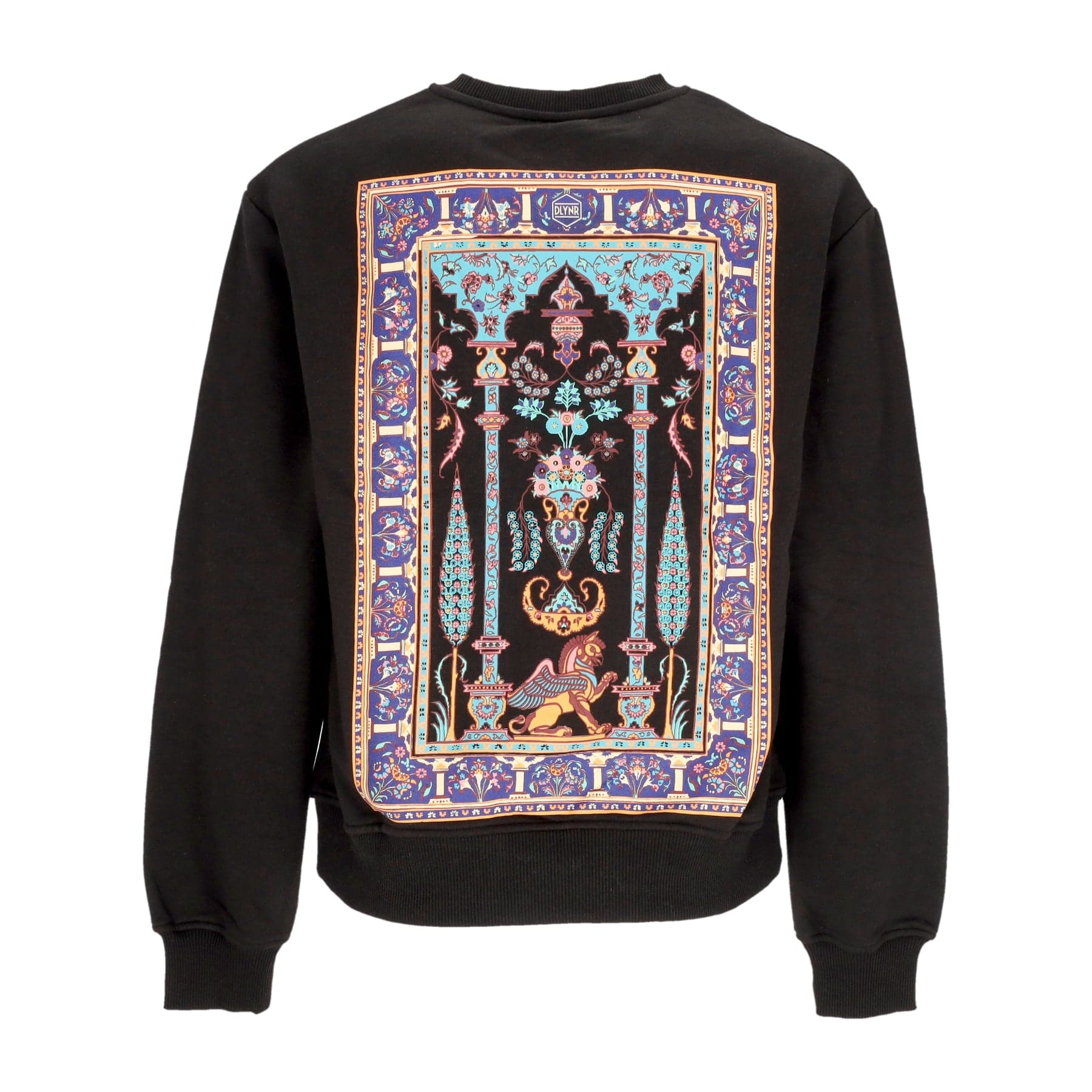 DOLLY NOIRE Felpa Leggera Girocollo Uomo Persian Rug Crewneck Black da uomo in Felpe senza cappuccio Drestige - Casamassima, commercioVirtuoso.it
