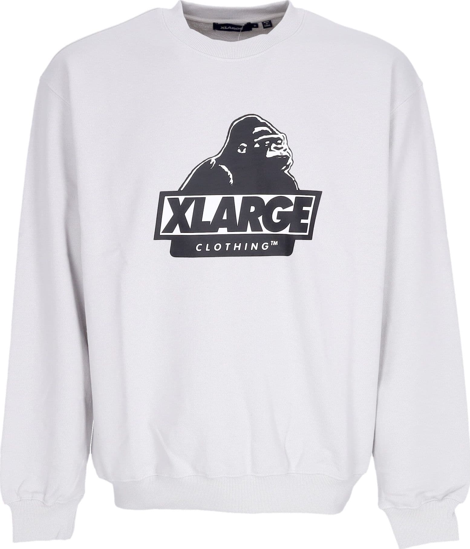 XLARGE Felpa Leggera Girocollo Uomo Slanted Og Crewneck Grey da uomo in Felpe senza cappuccio Drestige - Casamassima, commercioVirtuoso.it