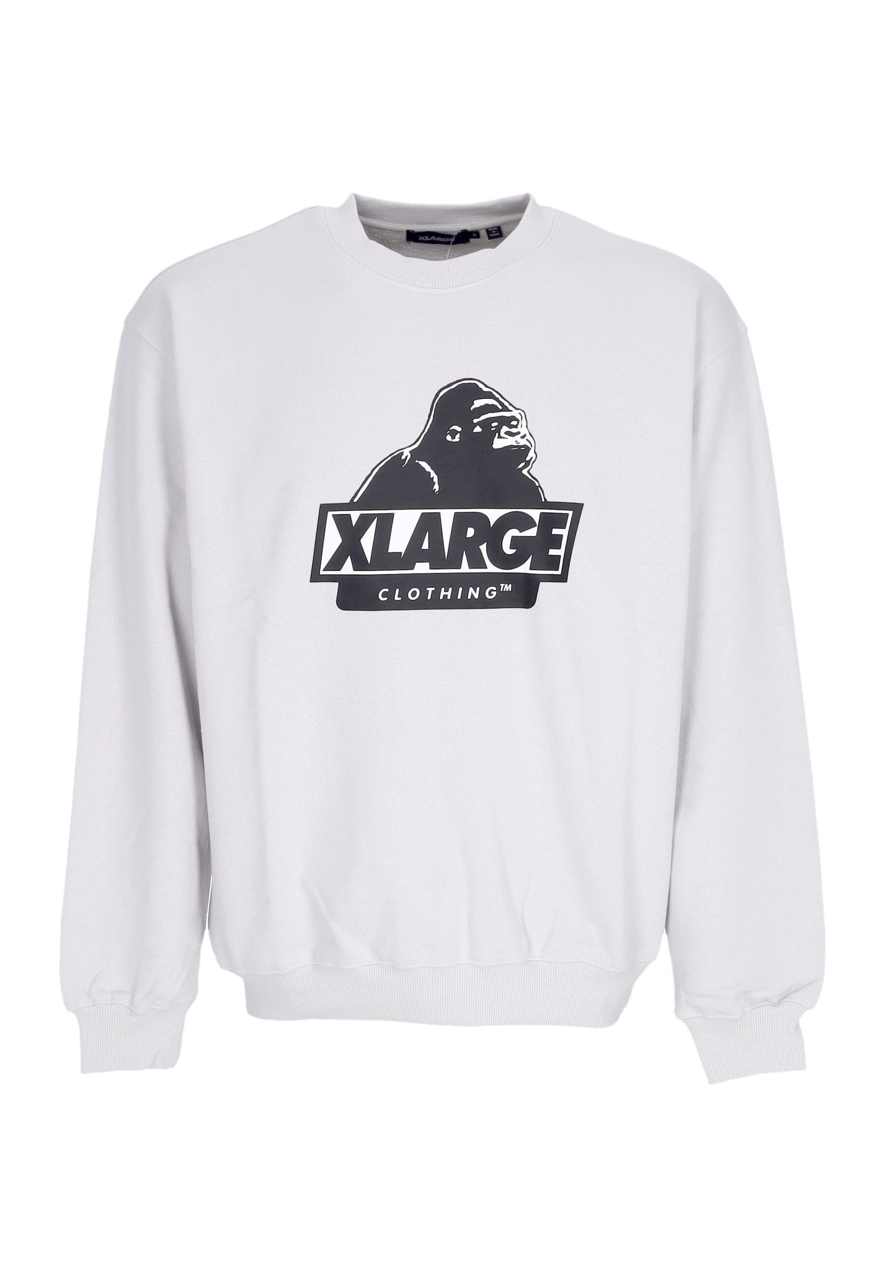 XLARGE Felpa Leggera Girocollo Uomo Slanted Og Crewneck Grey da uomo in Felpe senza cappuccio Drestige - Casamassima, commercioVirtuoso.it