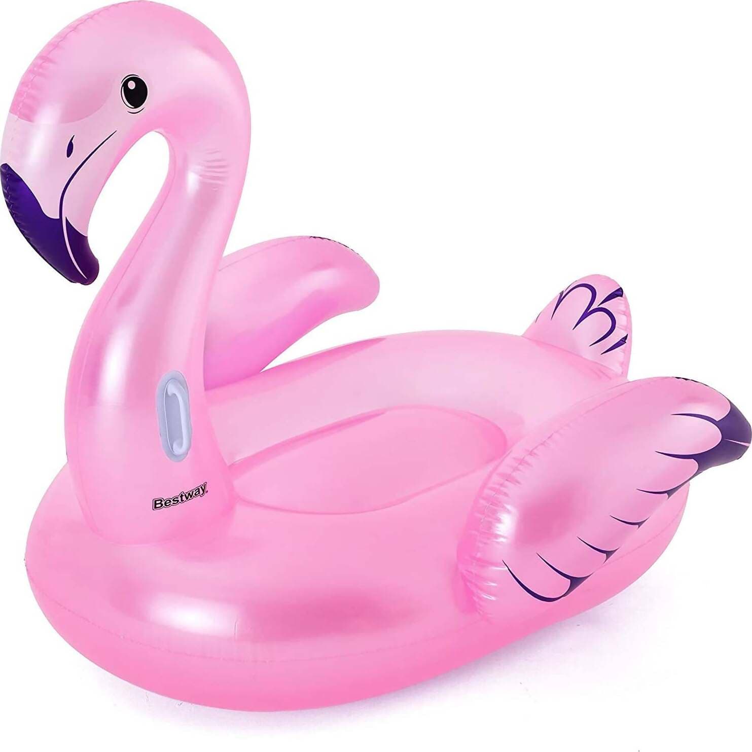 Fenicottero Rosa Gonfiabile con Lustrini Viola Gonfiabile Fenicottero con Maniglie Luxury BESTWAY 173cm x 170cm Accessori piscina Sicily Pool - Acireale, Commerciovirtuoso.it