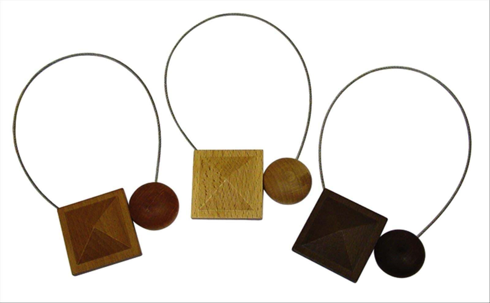 Fermatenda calamita tondo c/filo legno mogano Casa e cucina/Tessili per la casa/Decorazioni per finestre/Tendine/Tende verticali La Zappa - Altamura, Commerciovirtuoso.it