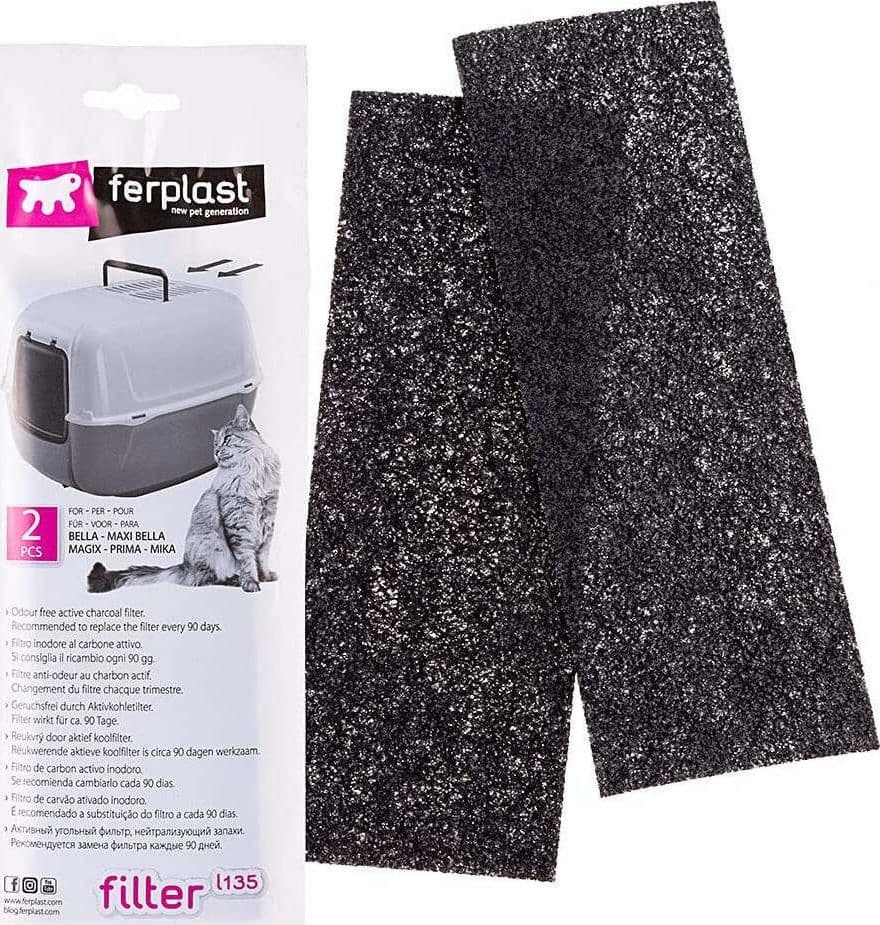 Ferplast Filtro carbone attivo Prodotti per animali domestici/Gatti/Lettiere e accessori/Sabbia e lettiere Scontolo.net - Potenza, Commerciovirtuoso.it