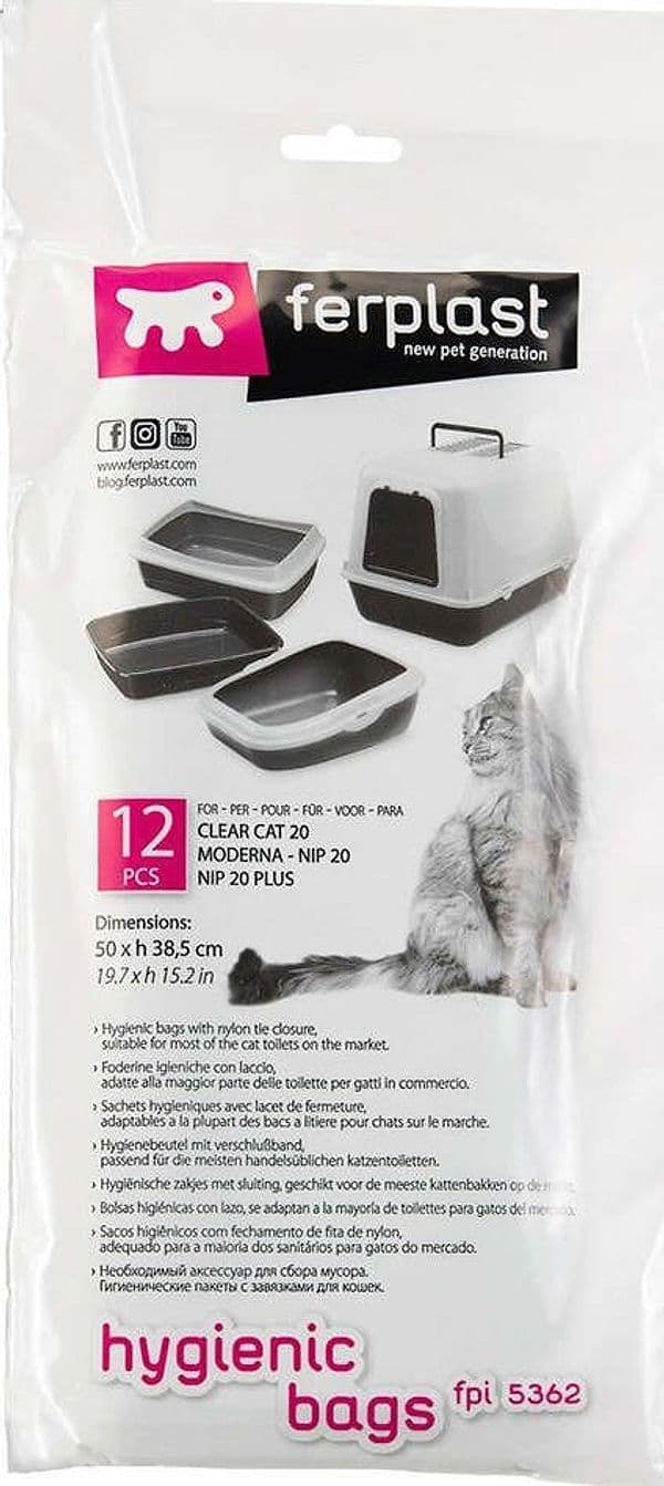 Ferplast Sacchetti igienici per lettiera FPI 5362 Prodotti per animali domestici/Gatti/Lettiere e accessori/Sabbia e lettiere Scontolo.net - Potenza, Commerciovirtuoso.it