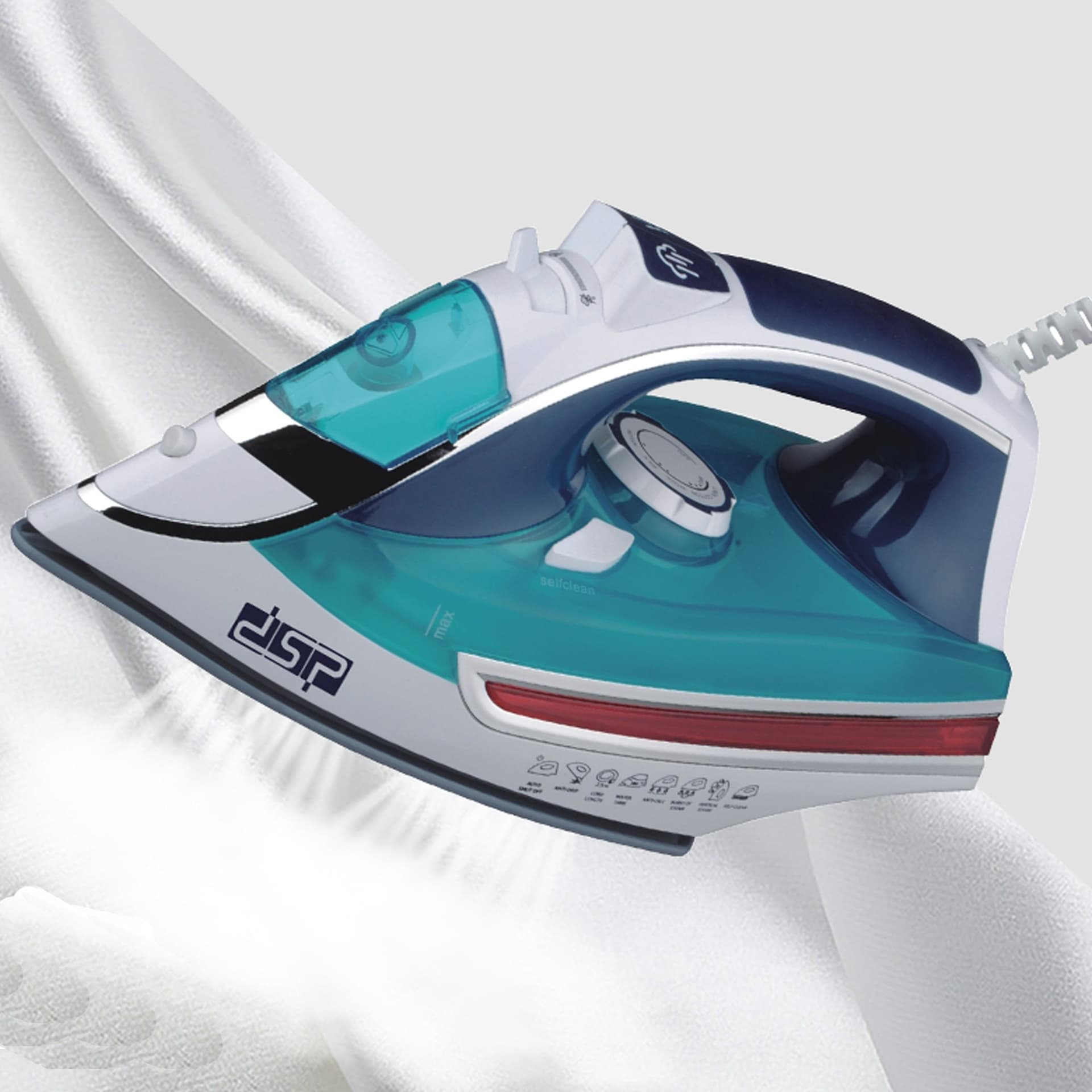 FERRO DA STIRO A VAPORE 2000W CON PIASTRA IN CERAMICA STEAM IRON ANTICALCARE Trade Shop italia - Napoli, Commerciovirtuoso.it