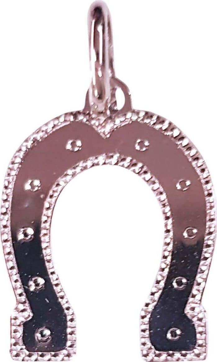 Ferro Di Cavallo Ciondolo Pendente In Oro Bianco 18 Kt Pendente Per Collana Made In Italy Porta Fortuna in Ciondoli E B Gioielli - Siderno, commercioVirtuoso.it