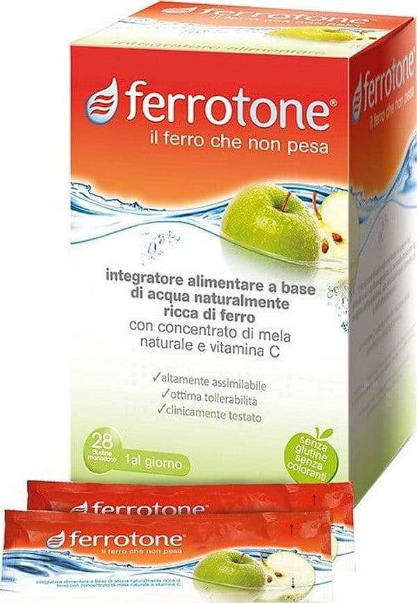FERROTONE-GUSTO-MELA-integratore-alimentare-28-stick-da-25-ml-Schwabe-Pharma-Italia
