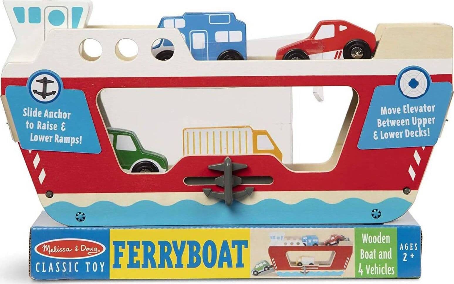 Ferryboat Melissa e Doug Nave Traghetto con Auto Gioco in legno Gioco in legno Papau - Giammoro, Commerciovirtuoso.it