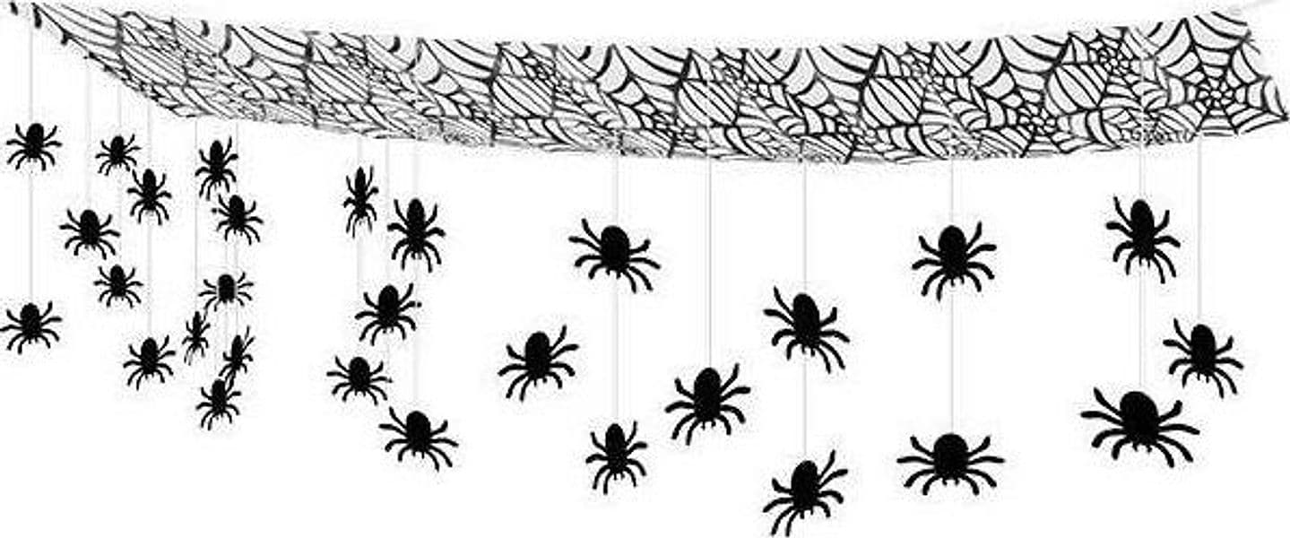 Festone con ragni Carnival Toys 300cm nera Casa e cucina/Decorazioni per interni/Addobbi e decorazioni per ricorrenze/Decorazioni per Halloween Scontolo.net - Potenza, Commerciovirtuoso.it