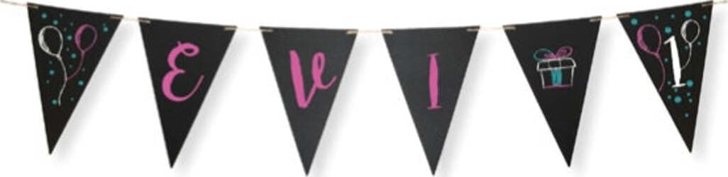 Festone lavagna - lunghezza 4 mt - nero - Securit Cancelleria e prodotti per ufficio/Archivio ufficio e accessori per scrivania/Lavagne e bacheche/Lavagne Eurocartuccia - Pavullo, Commerciovirtuoso.it
