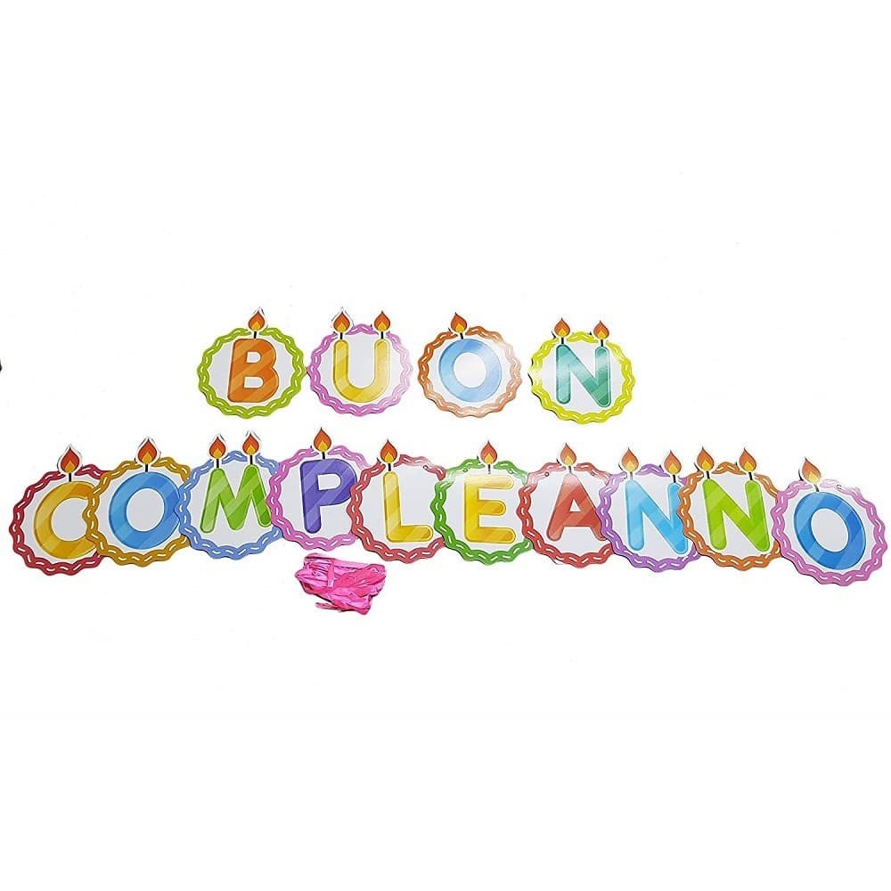 Festone Scritta Buon Compleanno Tonde Candela Colorate 3mt Carta Compleanni Party Casa, arredamento e bricolage > Prodotti per Feste > Festoni e Palloncini Trade Shop italia - Napoli, Commerciovirtuoso.it