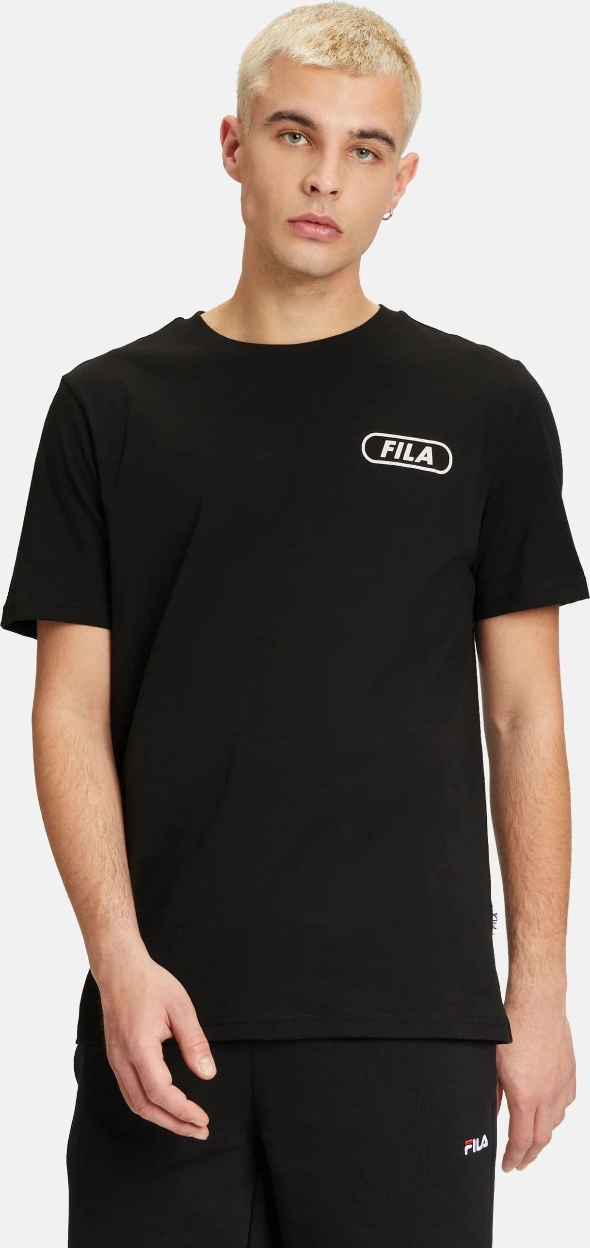 Fila-Linxi-Graphic-Tee---T-shirt-Con-Stampa-Uomo-Nera-Girocollo