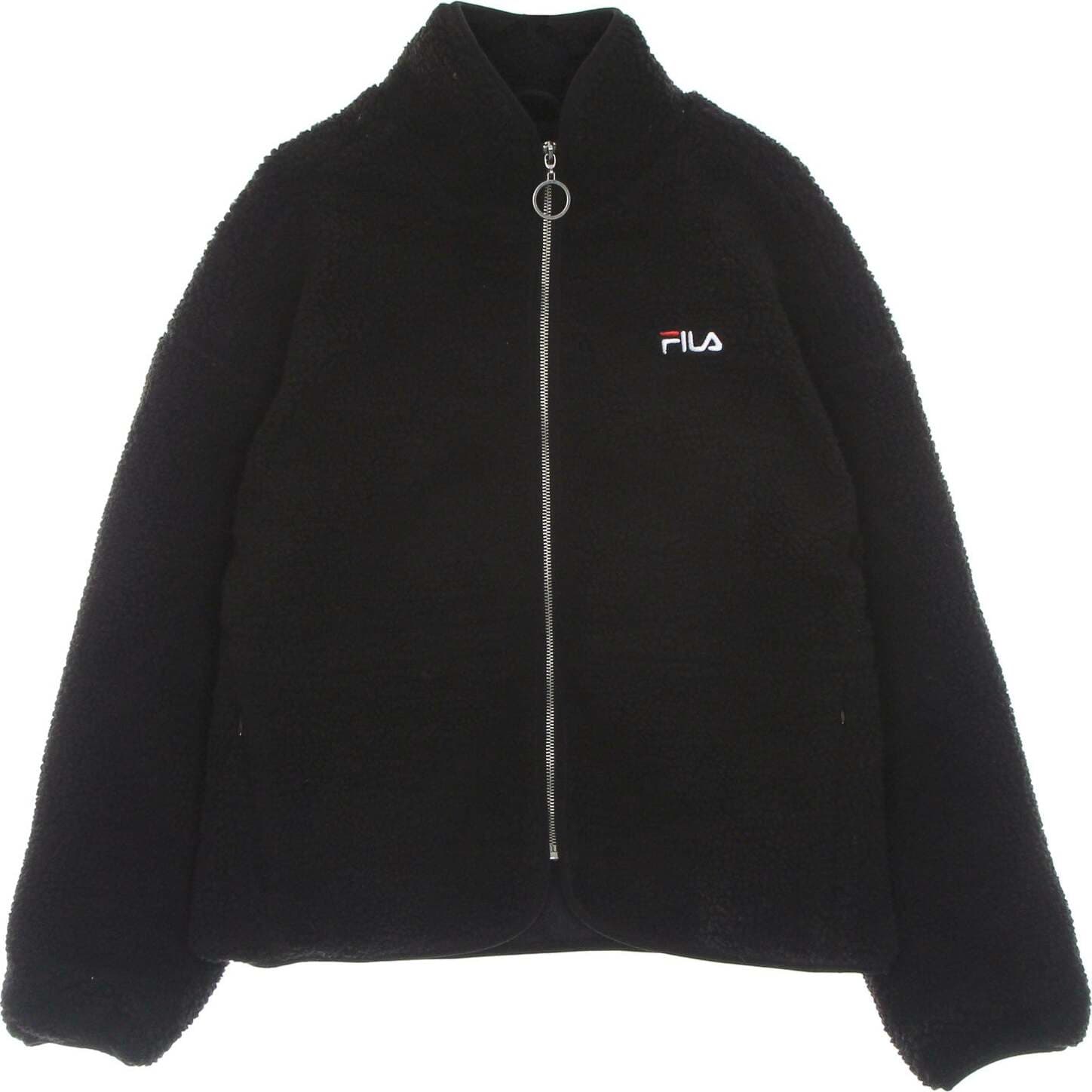 FILA-Orsetto-Donna-Sari-Sherpa-Fleece-Jacket-Black-da-donna