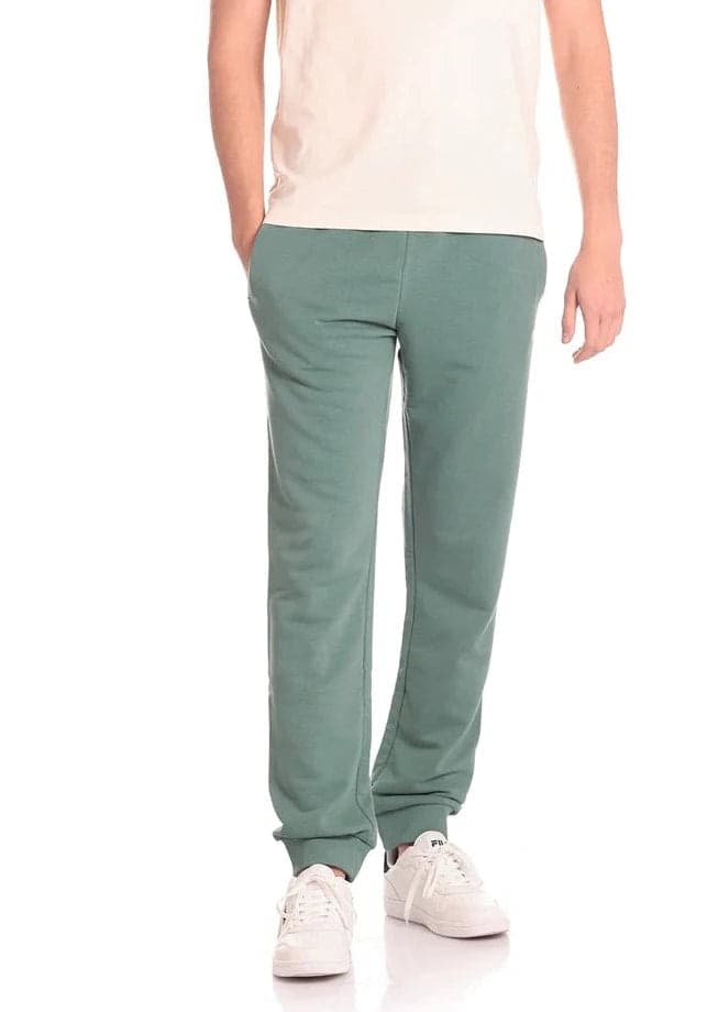 Fila-Pantalone-Tuta-Uomo-In-Felpa-Verde-Salvia