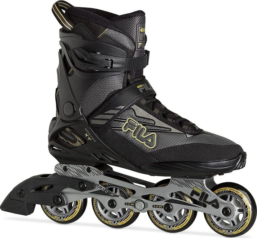 Fila-Pattini-in-Linea-MASTER-XT-BLACK/GOLD