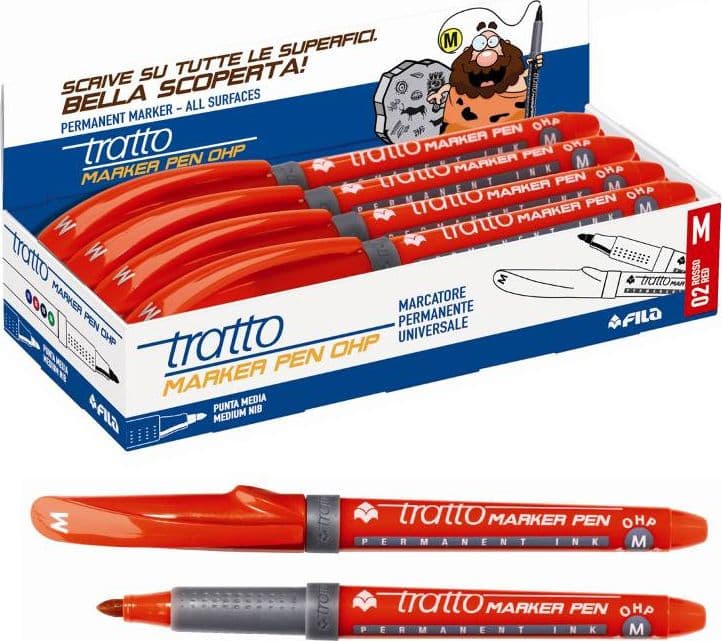FILA-Tratto-Marker-Pen-Ohp-M-Rosso