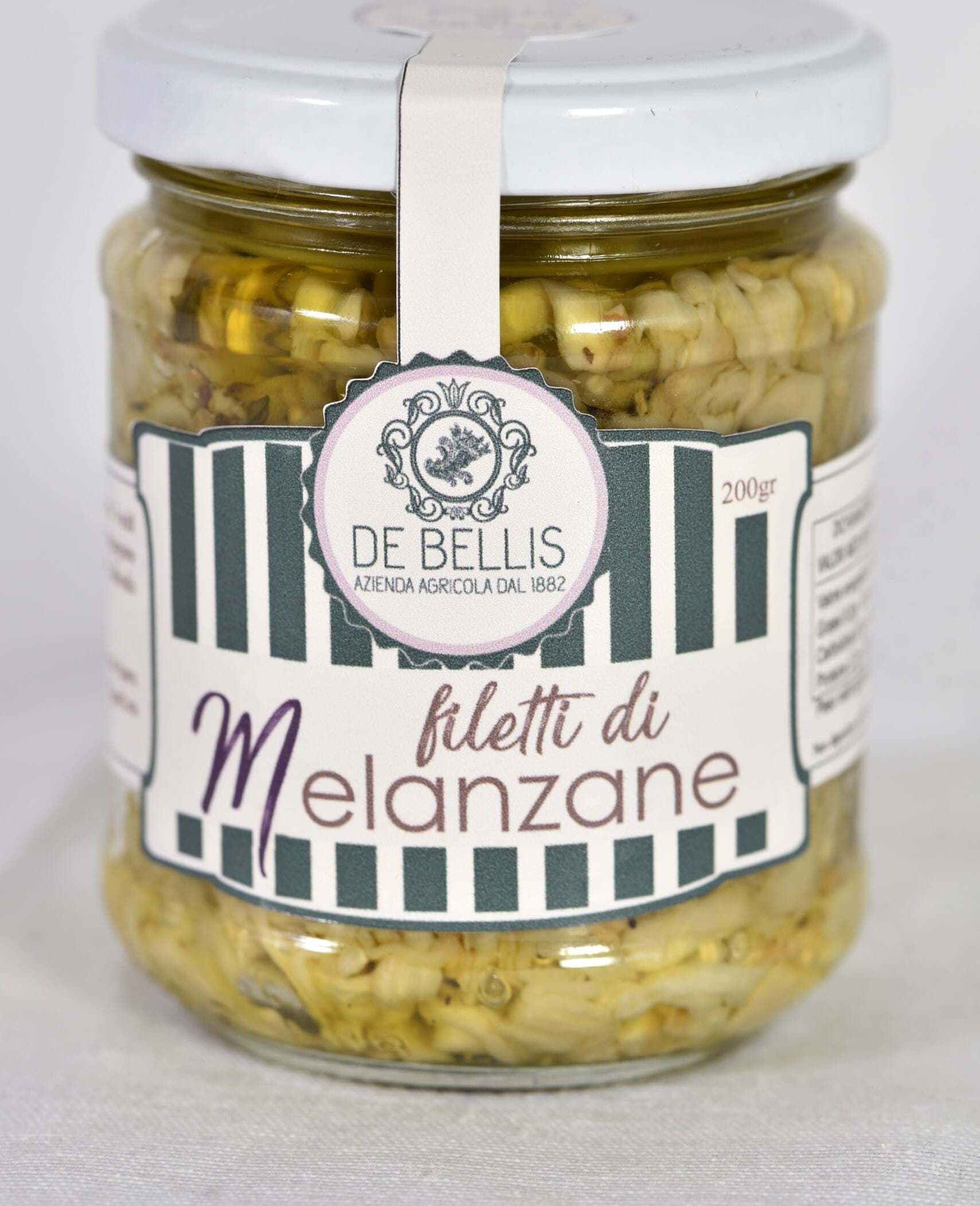 Filetti Di Melenzane 2 X 200gr Prodotto Tipico Calabrese 100% Italia Alimentari e cura della casa/Cibi in scatola e conserve/Verdura/Melanzane Olio De Bellis - San Demetrio Corone, Commerciovirtuoso.it