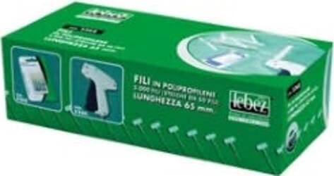 Fili per sparafili Lebez 5260 - PPL - 40 mm - trasparente - Lebez - conf. 5000 pezzi Cancelleria e prodotti per ufficio/Archivio ufficio e accessori per scrivania/Etichette divisori per schedario e timbri/Etichette ed etichette adesive/Etichette per prezzatrici Eurocartuccia - Pavullo, Commerciovirtuoso.it