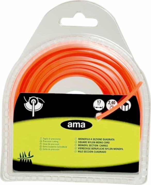 Monofilo “Handi pack” di colore arancione in blister da 37m e diametro 1,65mm in Lame per seghe potatrici GardenStore - Novellara, commercioVirtuoso.it