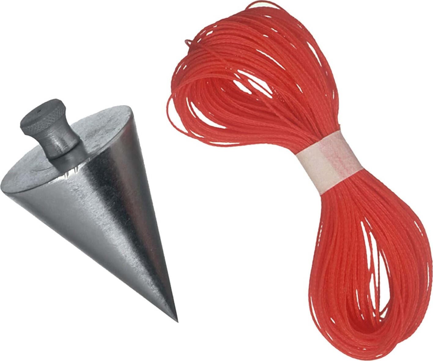 FILO-A-PIOMBO---10mt-DI-FILO-ROSSO-+-250gr-DI-PIOMBO-FORMA-A-PERA