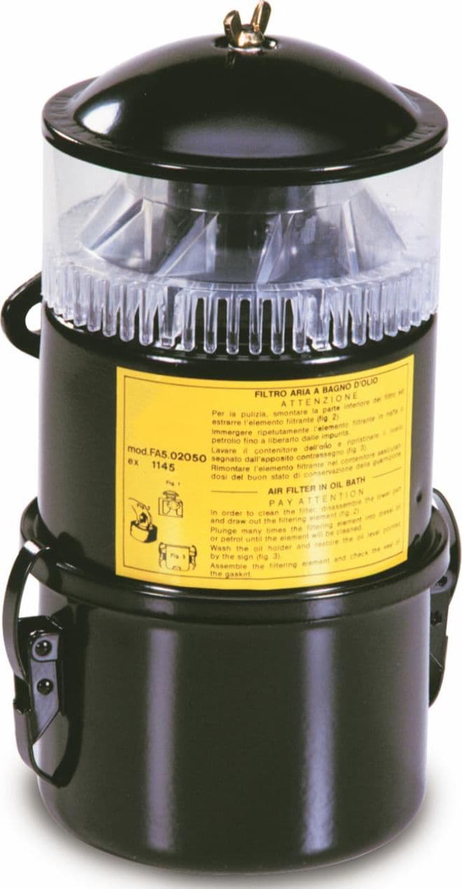 Filtro ad aria a bagno d’olio con preFiltro a ciclone adattabile al riferimento originale Lombardini 3700,102 in Filtri dell'aria GardenStore - Novellara, commercioVirtuoso.it