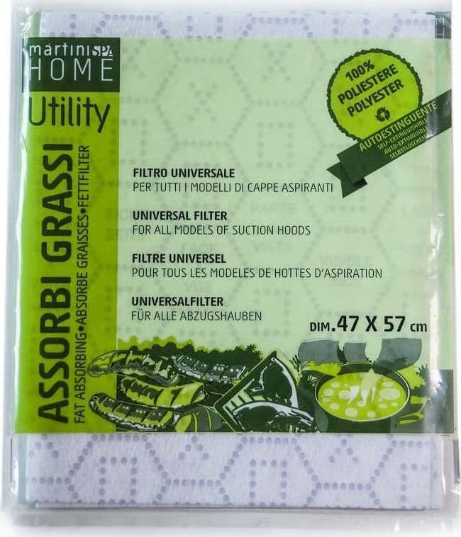 Filtro cappa universale assorbi grassi Home Utility 47 x 57 cm Casa e cucina/Grandi elettrodomestici/Accessori e parti di ricambio/Ricambi e accessori per cappe per cucine/ Scontolo.net - Potenza, Commerciovirtuoso.it