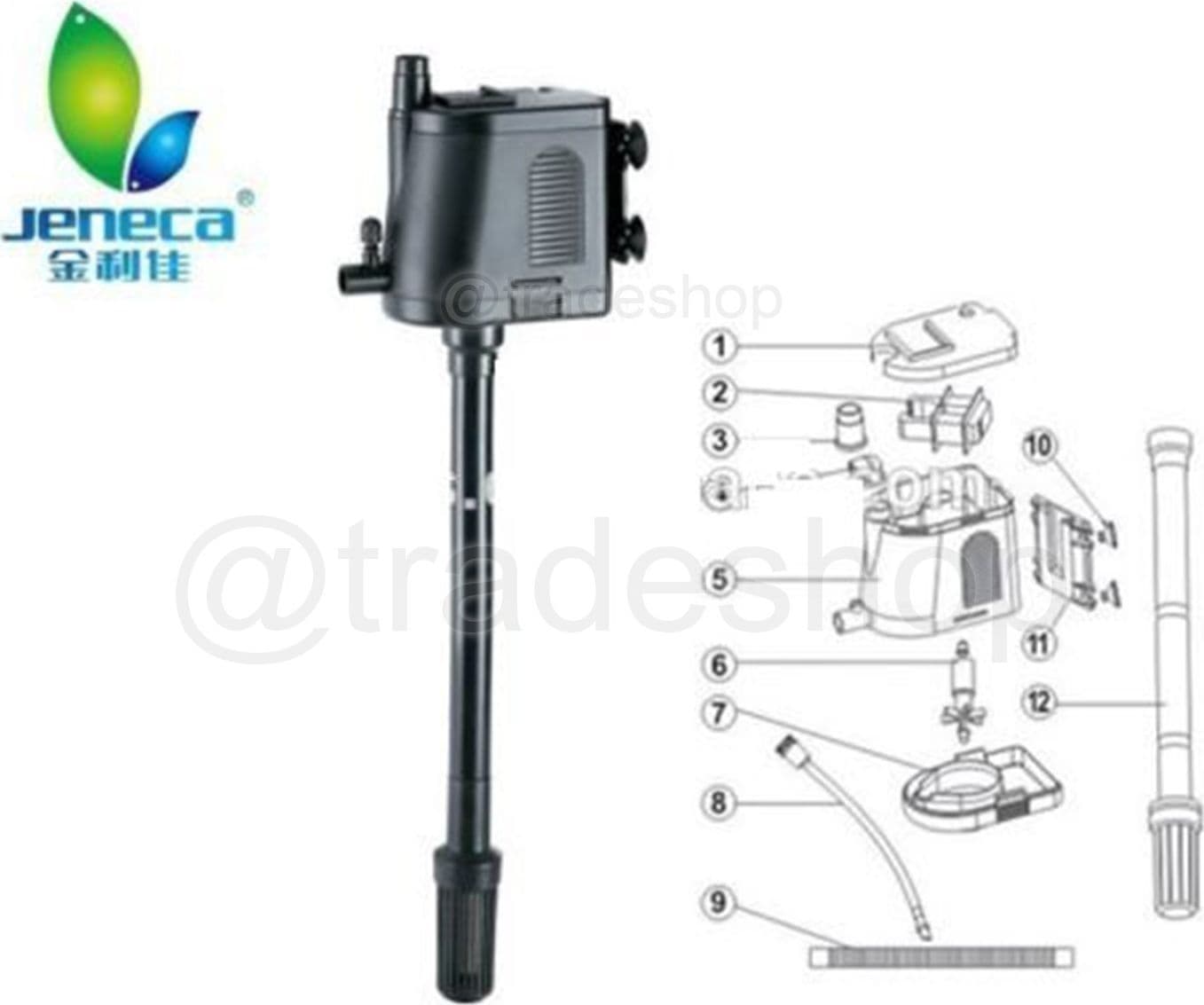 FILTRO INTERNO POMPA SOMMERGIBILE PER ACQUARIO 15W 900 L/H IPF-1990 JENECA Prodotti per animali domestici/Pesci e animali d'acqua/Pompe e filtri/Filtri Trade Shop italia - Napoli, Commerciovirtuoso.it
