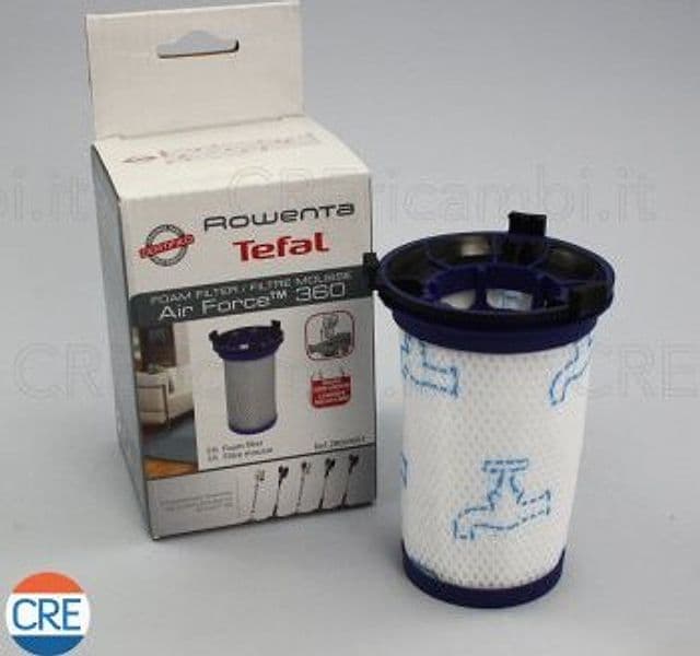 Filtro-Spugna-Blu-per-Air-Force-360,-X-Pert-Essential-260,-RH90-RH9037-RH9038-RH9039