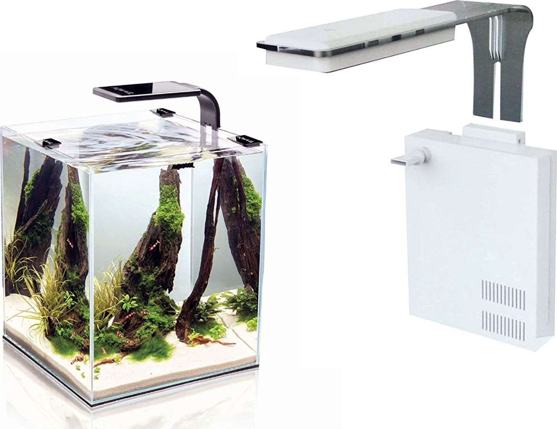 Filtro-Sterilizzatore-Per-Acquario-Con-Lampada-18-Led-350l/h-Stimola-Fotosintesi