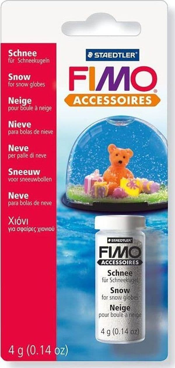 FIMO ACCESSORI - POLVERE DI NEVE PER PALLE DI NEVE 4GR