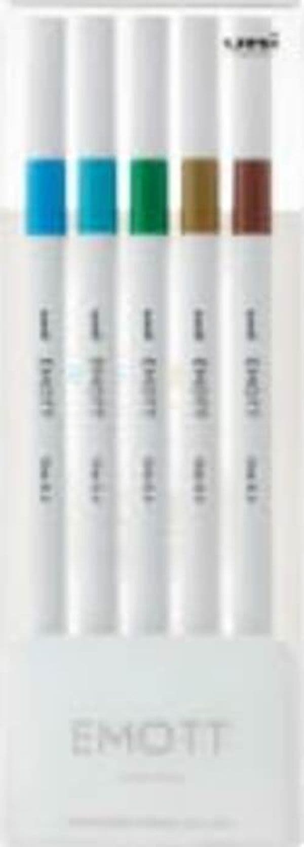 Fineliner Emott - tratto 0.4 mm - colori assortiti island - Uni Mitsubishi - conf. 5 pezzi Cancelleria e prodotti per ufficio/Penne matite scrittura e correzione/Penne e ricariche/Penne a punta porosa Eurocartuccia - Pavullo, Commerciovirtuoso.it