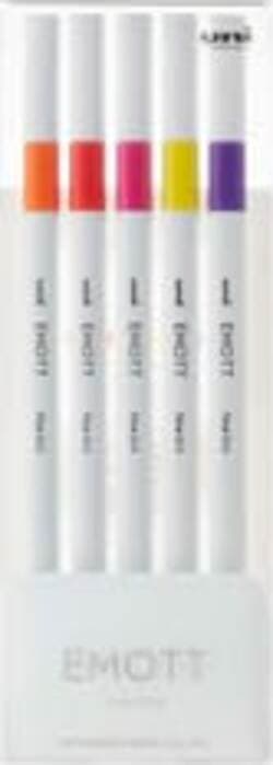 Fineliner Emott - tratto 0.4 mm - colori assortiti passion - Uni Mitsubishi - conf. 5 pezzi Cancelleria e prodotti per ufficio/Penne matite scrittura e correzione/Penne e ricariche/Penne a punta porosa Eurocartuccia - Pavullo, Commerciovirtuoso.it