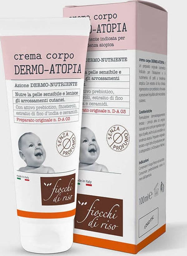 FIOCCHI DI RISO Crema Corpo DERMO ATOPIA Crema nutriente indicata per pelli a tendenza atopica 100 ml Cura del Corpo Sanitaria Gioia del Bimbo - Villa San Giovanni, Commerciovirtuoso.it