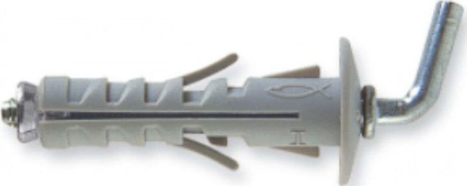 FISCHER---10-TASSELLI-AD-ESPANSIONE-SB-12/8-Y-CON-GANCIO-CORTO---12MM