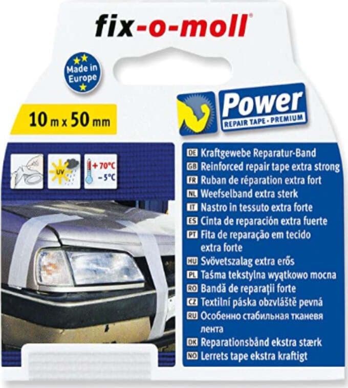 FIX-0-MOLL---10mt-x-50mm---NASTRO-ADESIVO-IN-TESSUTO-EXTRA-FORTE-PER-RIPARAZIONI---COLORE-BIANCO