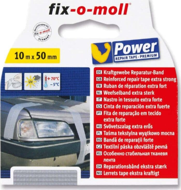 FIX-0-MOLL---10mt-x-50mm---NASTRO-ADESIVO-IN-TESSUTO-EXTRA-FORTE-PER-RIPARAZIONI---COLORE-GRIGIO
