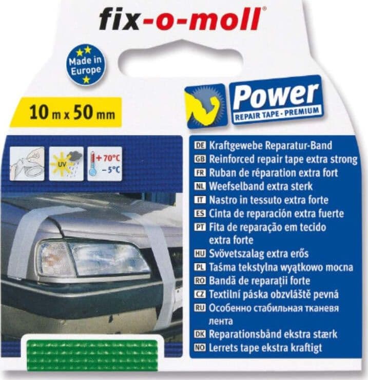 FIX-0-MOLL---10mt-x-50mm---NASTRO-ADESIVO-IN-TESSUTO-EXTRA-FORTE-PER-RIPARAZIONI---COLORE-VERDE