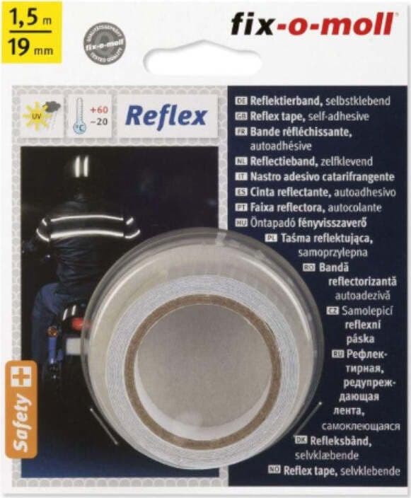 FIX-0-MOLL---1.5mt-x-19mm---NASTRO-ADESIVO-PER-SEGNALETICA-DI-SICUREZZA---RIFLETTENTE---COLORE-ARGENTO
