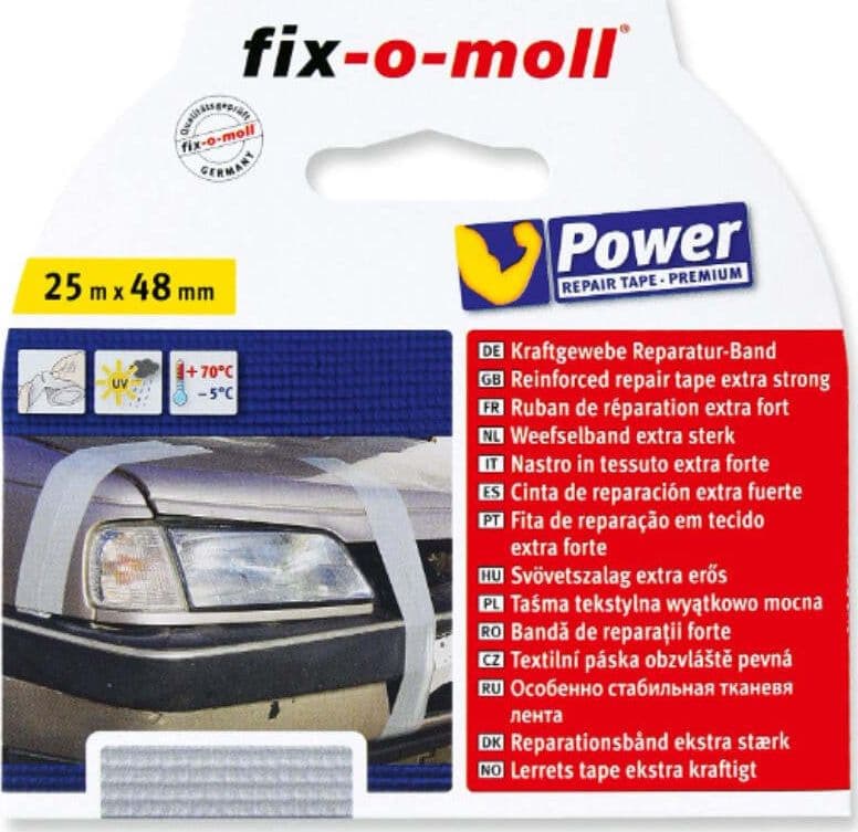 FIX-0-MOLL---25mt-x-48mm---NASTRO-ADESIVO-IN-TESSUTO-EXTRA-FORTE-PER-RIPARAZIONI---COLORE-ARGENTO