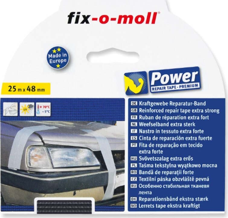 FIX-0-MOLL---25mt-x-48mm---NASTRO-ADESIVO-IN-TESSUTO-EXTRA-FORTE-PER-RIPARAZIONI---COLORE-NERO