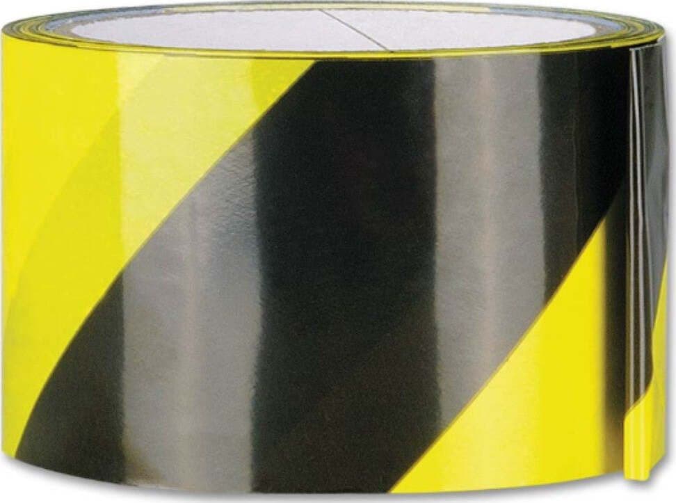 FIX-0-MOLL---33mt-x-60mm---NASTRO-DI-SEGNALAZIONE---COLORE-GIALLO/NERO