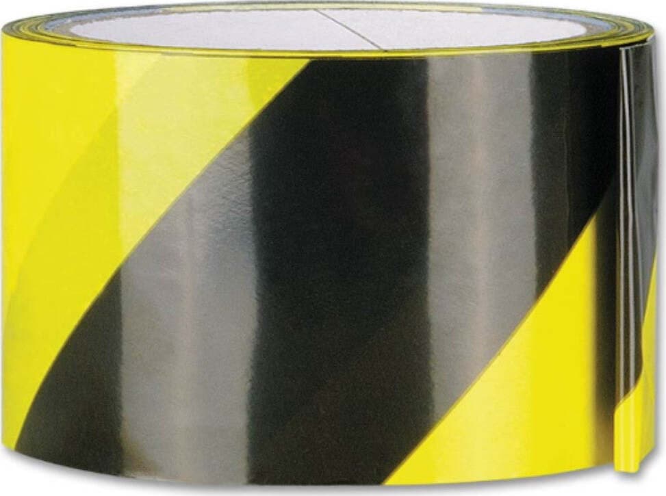 FIX-0-MOLL---33mt-x-60mm---NASTRO-DI-SEGNALAZIONE---COLORE-GIALLO/NERO