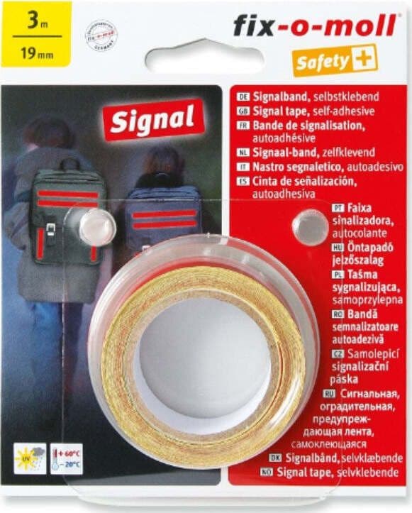 FIX-0-MOLL---3mt-x-19mm---NASTRO-ADESIVO-PER-SEGNALETICA-DI-SICUREZZA---COLORE-ROSSO